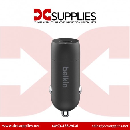 Belkin CCA004BT1MBK-B5 30W USB-C Car Charger + USB-C to Lightning Cable (CCA004BT1MBK-B5)