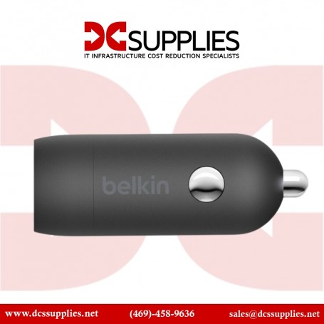 Belkin CCA004TT2MBK-B7 30W USB-C Car Charger + 4-Port USB Power Extender (CCA004TT2MBK-B7)