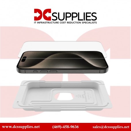 Belkin OVA133zz Screen Protector iPhone 15 Pro UltraGlass 2 Treated (OVA133ZZ)