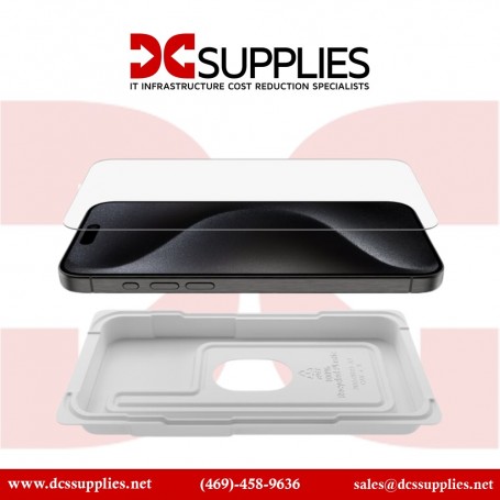 Belkin OVA134zz Screen Protector iPhone 15 Pro Max UltraGlass 2 Treated (OVA134ZZ)