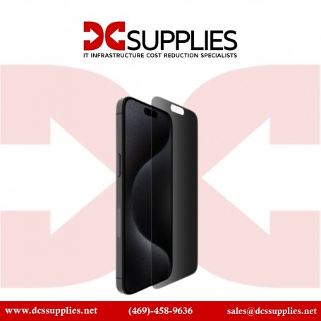 Belkin OVA150ZZ Screen Protector iPhone 15 Pro Max TemperedGlass Privacy Treated (OVA150ZZ)