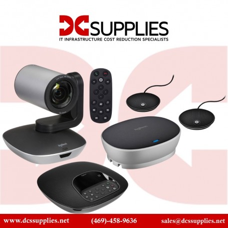Logitech 960-001060 Group Video Conferencing System + Expansion Microphones (960-001060)