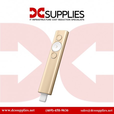 Logitech 910-004860 Spotlight Presentation Remote - Advanced Digital Highlighting with Bluetooth Gold (910-004860)