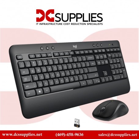 Logitech 920-008671 MK540 Advanced Wireless Mouse and Keyboard Bundle (920-008671)