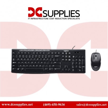 Logitech 920-002714 MK200 Wired Media Combo Keyboard & Mouse (920-002714)