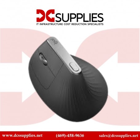 Logitech 910-005447 MX Vertical Wireless Mouse Ergonomic Design Reduces Muscle Strain (910-005447)