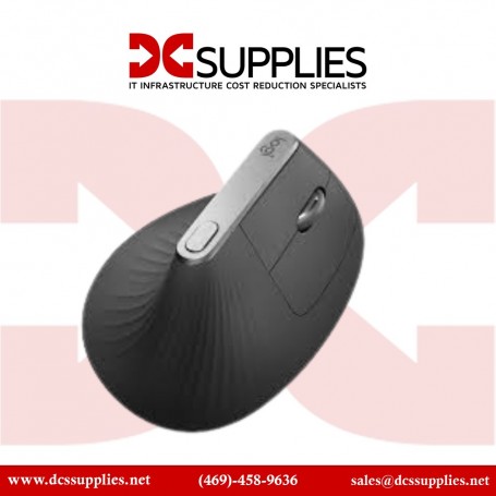 Logitech 910-005447 MX Vertical Wireless Mouse Ergonomic Design Reduces Muscle Strain (910-005447)