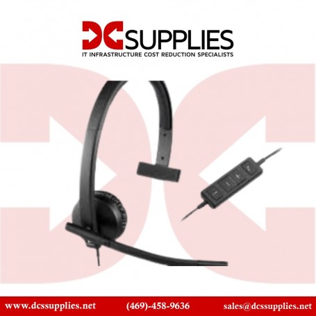 Logitech 981-000570 H570e USB Mono Headset (981-000570)