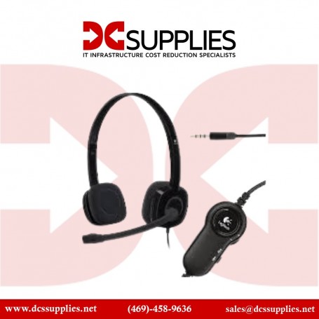 Logitech 981-000587 H151 Stereo Headset (981-000587)