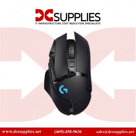 Logitech 910-005565 G502 Lightspeed Wireless Gaming Mouse with Hero 25K Sensor (910-005565)