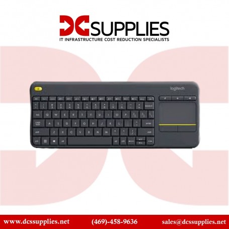 Logitech 920-007119 K400 Plus Wireless Touch Keyboard Black (920-007119)