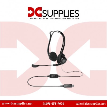 Logitech 981-000836 960 USB Computer Headset,Black (981-000836)