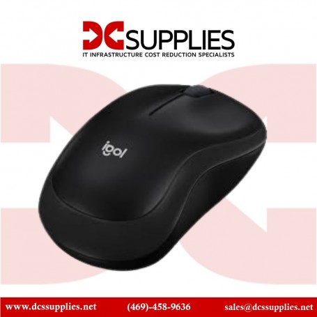 Logitech 910-003888 M185 Wireless Mouse, 2.4GHz with USB Mini Receiver black (910-003888)