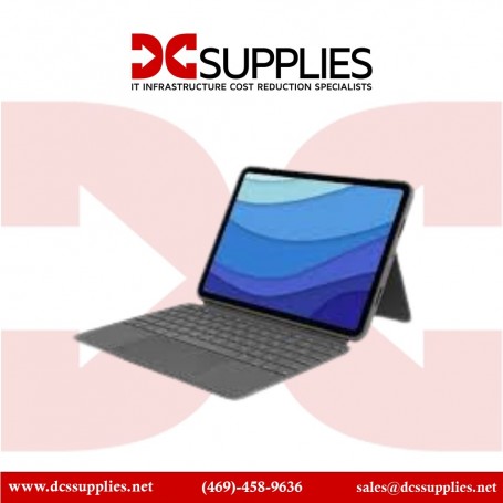 Logitech 920-010095 Combo Touch Backlit Keyboard Case for Apple 11 iPad Pro 1st-4th Gen Oxford Gray (920-010095)