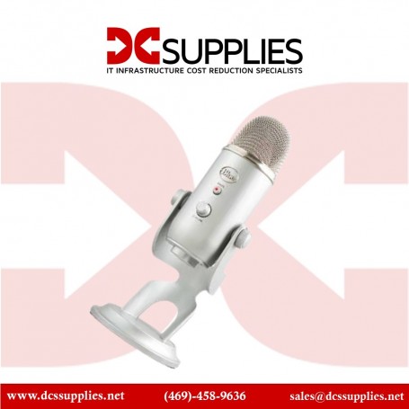 Logitech 988-000103 Blue Microphones Yeti - Professional Multi-Pattern USB Microphone Silver (988-000103)