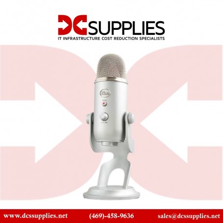 Logitech 988-000103 Blue Microphones Yeti - Professional Multi-Pattern USB Microphone Silver (988-000103)