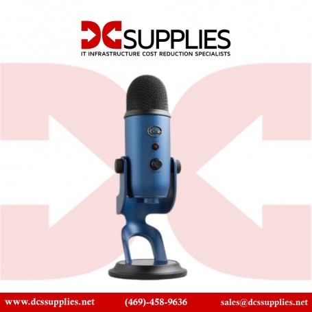 Logitech 988-000101 Blue Microphones Yeti - Professional Multi-Pattern USB Microphone (988-000101)