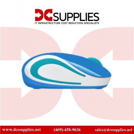 Logitech 910-005360 M187 Wireless Mouse Palace Blue (910-005360)