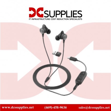 Logitech 981-001012 Zone Wired Earbuds UC Graphite (981-001012)