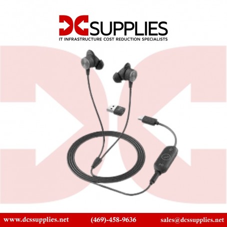 Logitech 981-001012 Zone Wired Earbuds UC Graphite (981-001012)