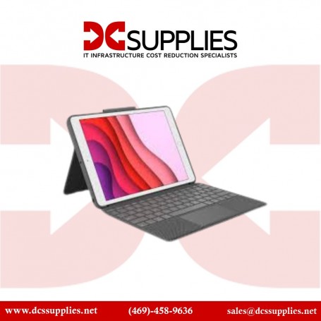 Logitech 920-009608 Combo Touch Backlit Keyboard Case for Apple iPad Gen 7 to 9 Graphite (920-009608)