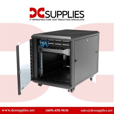 StarTech.com RK1236BKF 12U AV Rack Cabinet - Network Rack (RK1236BKF)