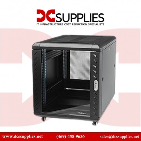 StarTech.com RK1236BKF 12U AV Rack Cabinet - Network Rack (RK1236BKF)