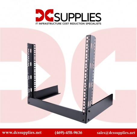 StarTech RK8OD 8U Desktop Rack - 2-Post Open Frame Rack (RK8OD)
