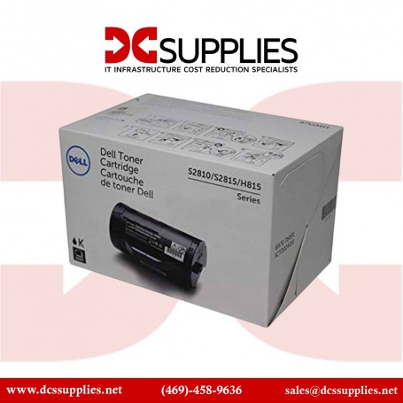 Dell 47GMH Black Toner Cartridge 6K Page H815Dw/S2810DN/S2815DN 593-BBMF (47GMH)