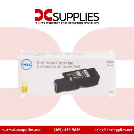 Dell 3581G E525w Yellow Toner - 1400 pg standard yield (3581G)