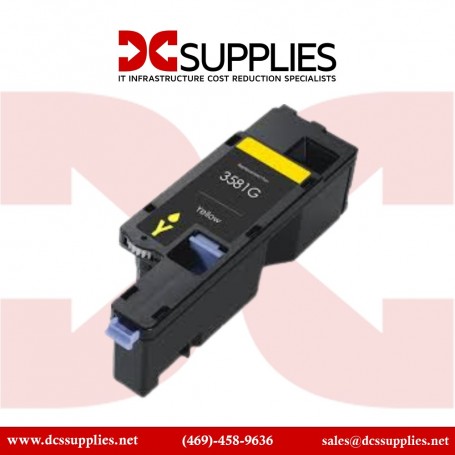 Dell 3581G E525w Yellow Toner - 1400 pg standard yield (3581G)