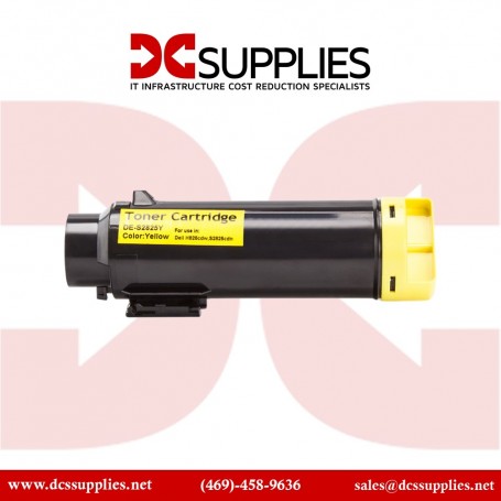 Dell 2RF0R H625cdw/H825cdw/S2825cdn Yellow Toner - 1200 pg standard yield (2RF0R)