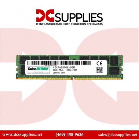 Lenovo 4X77A77495 Thinksystem 16GB TRUDDR4 3200MHZ 2RX8 1.2V ECC UDIMM (4X77A77495)