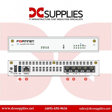 Fortinet FWF-50G-SFP-A-BDL-950-12 Forti WiFi firewall security appliance WiFi 6 with 1 year Support (FWF-50G-SFP-A-BDL-950-12)