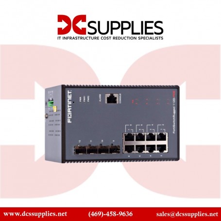 Fortinet FSR-112D-POE FortiSwitch Rugged Ethernet Switch with 8x PoE+ (FSR-112D-POE)
