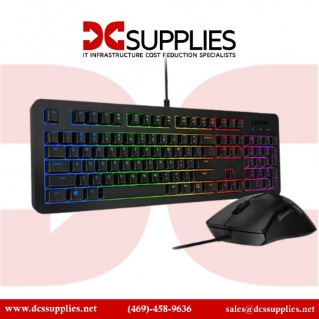 Lenovo GX30Z21568 Legion KM300 RGB Gaming Combo Keyboard and Mouse (GX30Z21568)