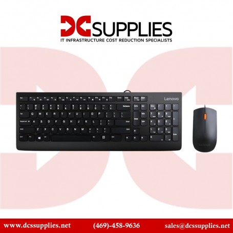 Lenovo GX30M39606 300 USB Combo Keyboard & Mouse Set (GX30M39606)