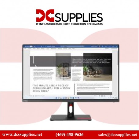 Lenovo 63DFKAT4US ThinkVision S27i-30 Widescreen LED Monitor  Full HD, 27 (63DFKAT4US)