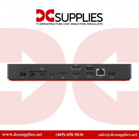 Lenovo 40B20135US TP USB-C Advanced Dock -Us Docking Station (40B20135US)