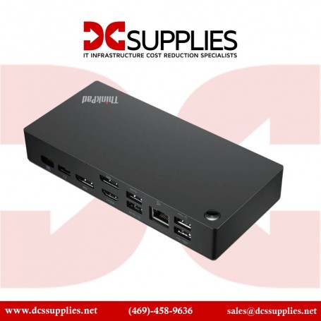 Lenovo 40AY0090US TP Universal USB-C Dock -Us (40AY0090US)
