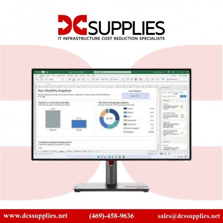 Lenovo 63D4GAR1US ThinkVision T34w-30 Widescreen LCD Monitor - 34" Curved (63D4GAR1US)