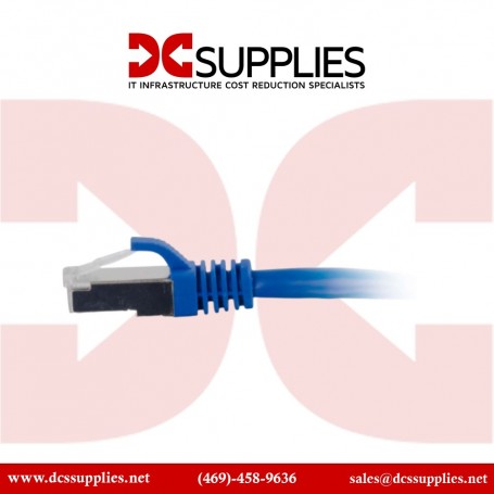 C2G 00695 Cat6a Snagless Unshielded Ethernet Network Patch Cable Blue 7ft (00695)