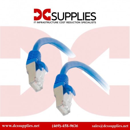 C2G 00695 Cat6a Snagless Unshielded Ethernet Network Patch Cable Blue 7ft (00695)