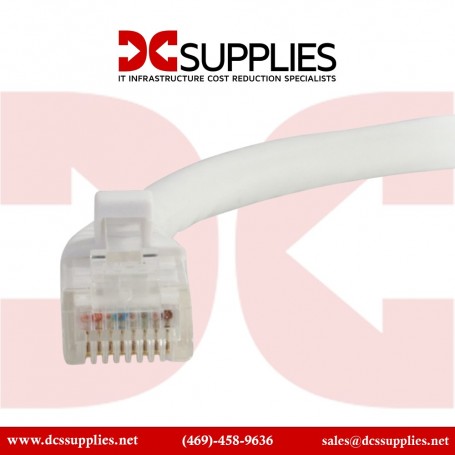 C2G 50775 30ft Cat6a Snagless Unshielded (UTP) Ethernet Patch Cable - White (50775)