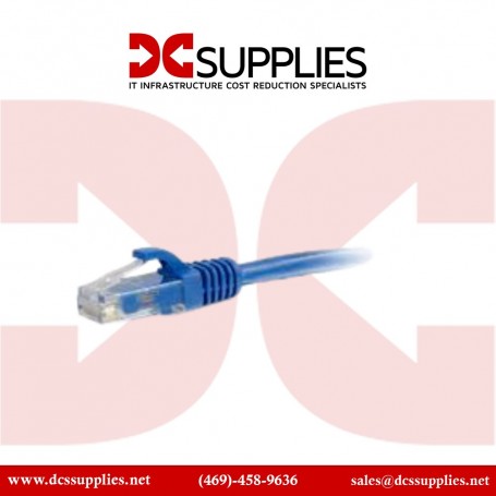 C2G 00703 Cat6a Snagless Unshielded Ethernet Network Patch Cable Blue 25ft (00703)
