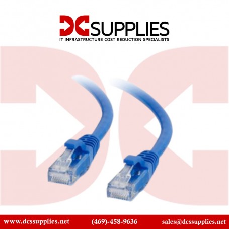 C2G 00703 Cat6a Snagless Unshielded Ethernet Network Patch Cable Blue 25ft (00703)