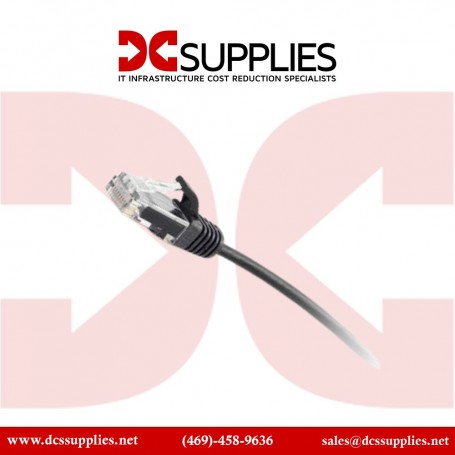 C2G 00734 14ft Cat6a Snagless Unshielded Ethernet Patch Cable Black (00734)