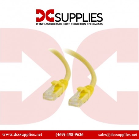 C2G 50743 3ft Cat6a Snagless UTP Ethernet Network Patch Cable Yellow (50743)