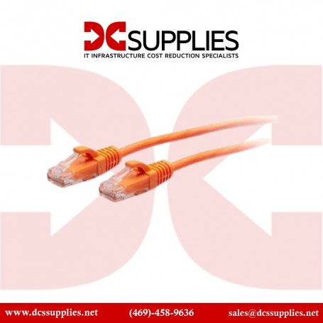 C2G 50836 1ft (0.3m) Cat6a Snagless Unshielded Ethernet Patch Cable - Orange (50836)