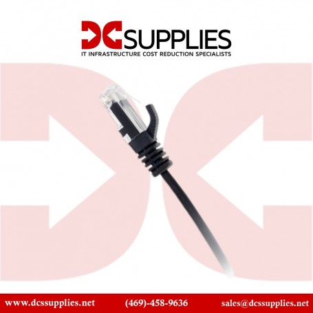C2G 00723 1ft Cat6a Snagless UTP Ethernet Patch Cable - Black (00723)